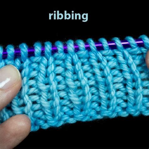 How To Knit Rib Stitch Continental Style