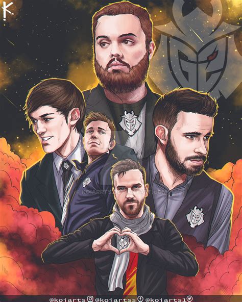 Ibai Ander Barbe Reven And Ocelote G2 Esport By Koiarrts On Deviantart
