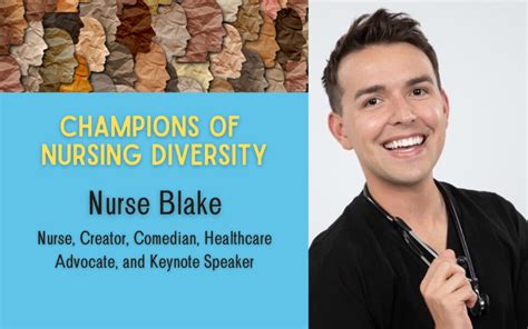 meet a champion of nursing diversity blake lynch aka nurse blake minority nurse