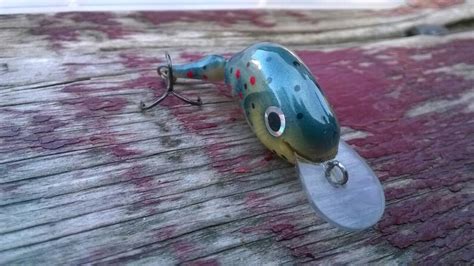 Micro Jointed Brown Trout Lure Etsy