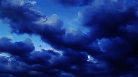Free Photo Dark Blue Sky Blue Cloud Clouds Free Download Jooinn