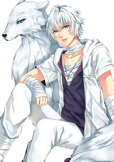 Freetoedit Wolf Animeboy Anime Sticker By Miunecroviii