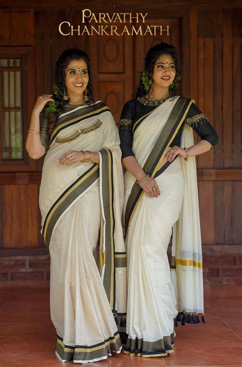 Follow Me Pritikar0000 Kerala Traditional Saree Traditional Dresses Traditional Modern Onam