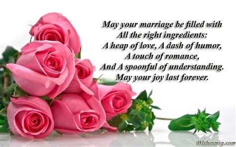 A happy marriage has the. Marriage wishes for girl