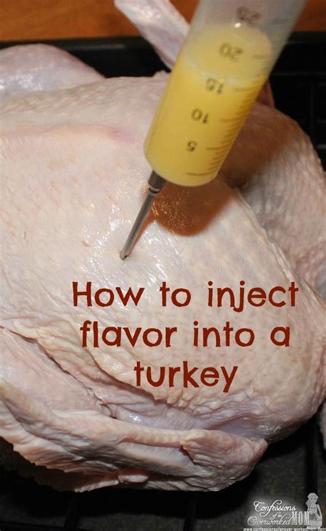 inject a turkey with flavor and seasonings to keep it moist recipe