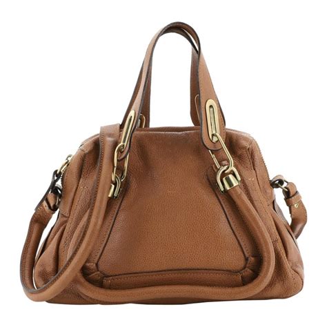Chloe Paraty Top Handle Bag Leather Small At 1stdibs