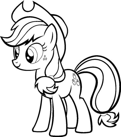 Baby Applejack Coloring Page | Coloring Page Blog