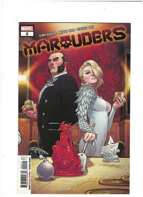 marauders 2 marvel comics emma frost and kitty pryde nm 9 2 comic books modern age marvel