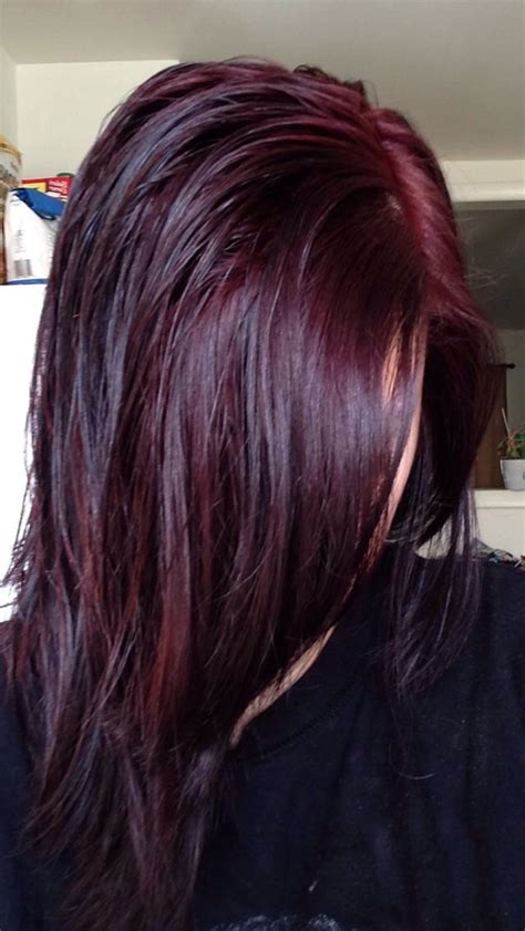 Images Deep Burgundy Black Cherry Hair Color Masak