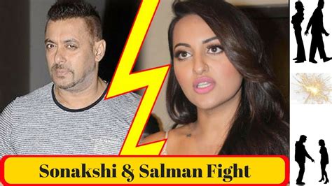 Sonakshi And Salman Khan Fight Bollywood Gossip Latest News News Bulletin Youtube
