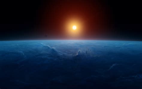 Sunset Earth Space Hd Wallpapers Desktop And Mobile Images And Photos