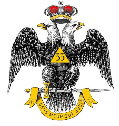 Scottish Rite 33rd Degree Emblem Prince Hall Mason Pinterest