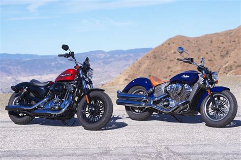 We fulfil dreams of personal freedom. Harley-Davidson Forty-Eight Special vs. Indian Scout (2019 ...