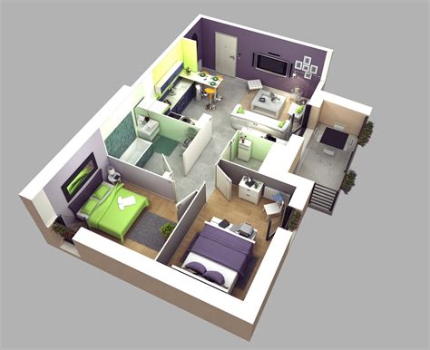 Which plan do you want to build? 2 Bedroom Apartment/House Plans