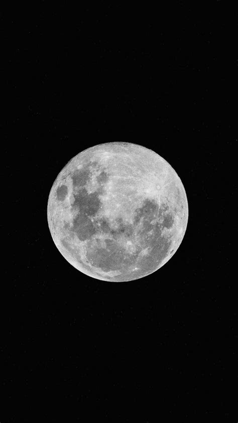 Download Wallpaper 1080x1920 Moon Full Moon Night Space Samsung