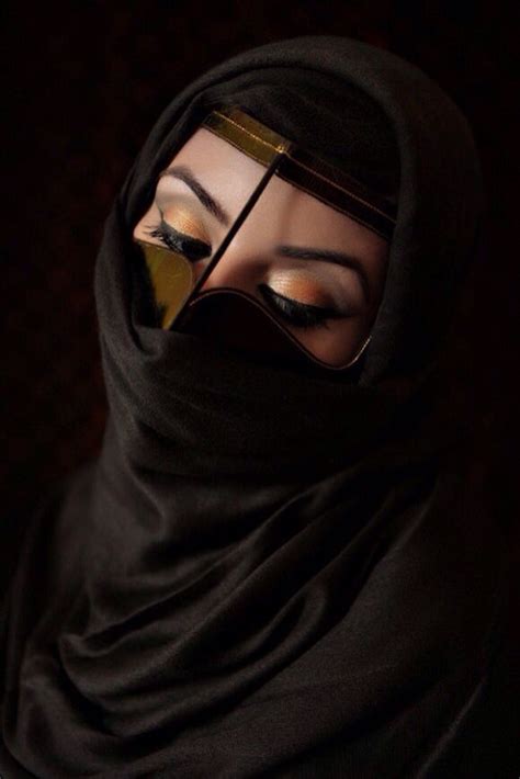 Arabian Woman In Traditional Dress And Veil Hijab Niqab Arabian