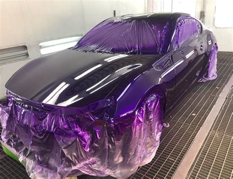 Pearlescent Purple Car Paint
