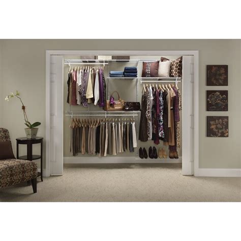ClosetMaid Shelf Adjustable ShelfTrack Wardrobe Shelving Clothes