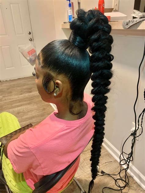 Sleek Ponytail With Braiding Hair Ewa Gavin