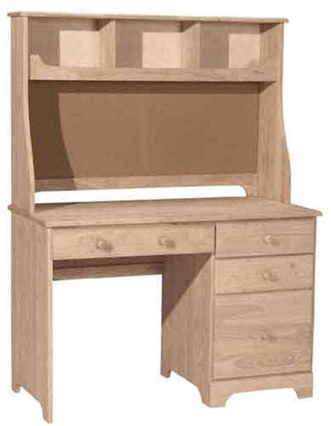 Available unfinished, factory finished or custom finished. Parawood Hutch | Natural Unfinished Furniture