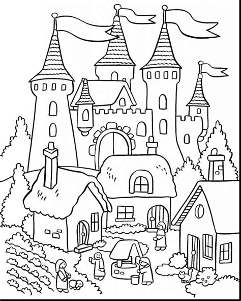 Medieval Castles Drawing At Getdrawings Free Download