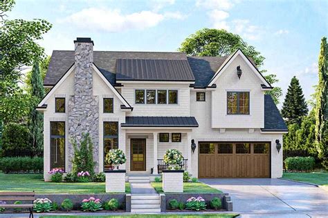 Plan 62964dj 3 Bed Modern Cottage House Plan With 2 Story Foyer And