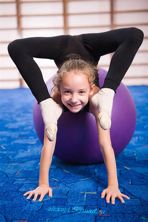 Rhythmic Gymnastics 6 Years Old Girl Doing Rhythmic Gymnas Alexey