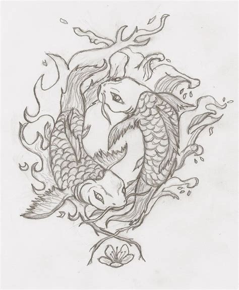 Yin And Yang Koi Fish By Robinevafayembry On Deviantart