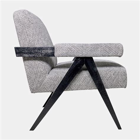 Wood Scandinavian Accent Chair Gray Sagebrook Home