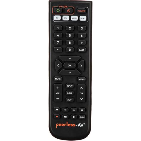 Peerless Av Outdoor Rated Learning Remote Accd Rem02 Bandh Photo