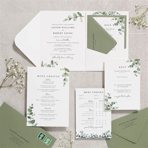 ️ 20 Best Sage Green Wedding Invitations For 2023 Colors For Wedding