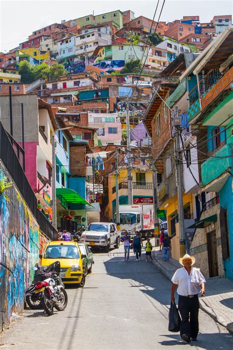 Colorful Streets Of Medellin Colombia Rtravel