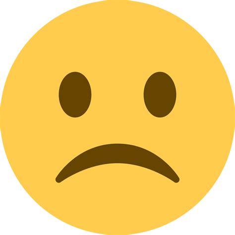 Frowning Face Emoji Triste Free Transparent Png Download Pngkey