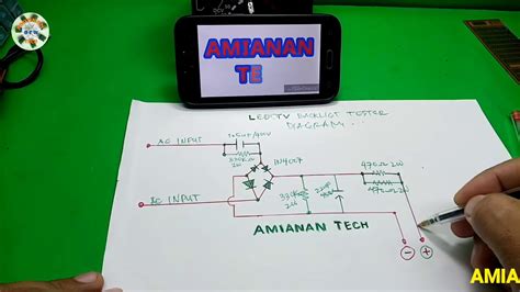 Diy Tester For Led Tv Back Light Schematic Diagram Youtube