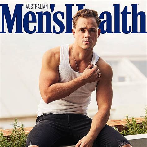 stranger things dacre montgomery poses on cover of men s health daily mail online
