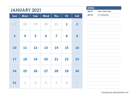 2021 Calendar Templates Editable By Word Free February