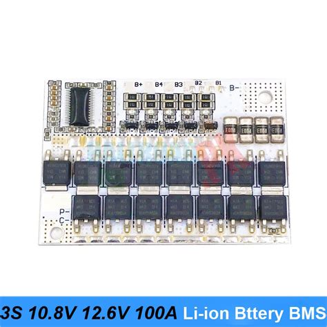 3s Bms 12v 100a Li Ion Lmo Protection Lithium Battery Circuit Board Li