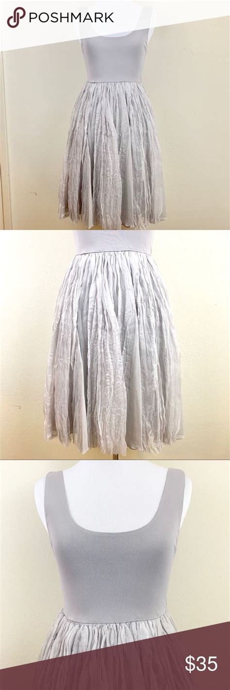 Sold Alice Olivia Silver Dress Silver Dress Dresses Alice Olivia