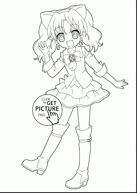 Unique Beautiful Anime Coloring Pages Pictures Coloring Printable Pages