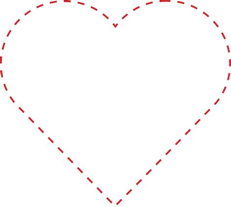 Free Vector Graphic Heart Love Valentine Stitched Free Image On