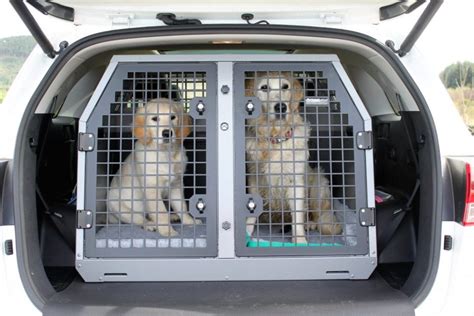K9b19 Double Dog Cage Transit Box For Ford Estate Nissan Xtrail Transk9