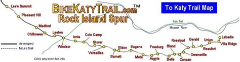 Printable Map Of Katy Trail