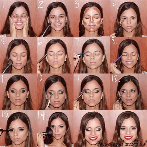 makeup looks easy step by step full face knowing your face shape can help you find flattering