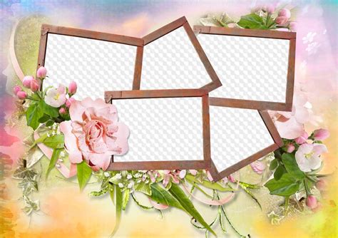 Photoshop Frame Collage On 5 Photos Psd Png Formats My Friendly