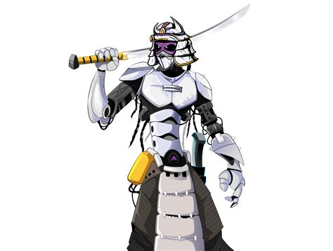 Ninja Robot Kilt Cyber Warrior Concept By Art Tawangar On Dribbble