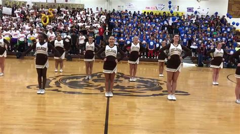 Delran High School Varsity Cheerleading Homecoming Pep Rally 2017 Youtube