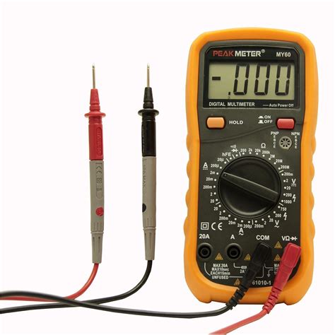 Peakmeter My Digital Multimeter High Voltage Meter Tester Current My