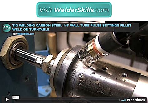 Tig Welding Carbon Steel Wall Tube Pulse Settings Welderskills
