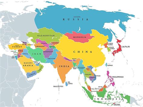 Mapa Ng Asya Epuzzle Foto Puzzle