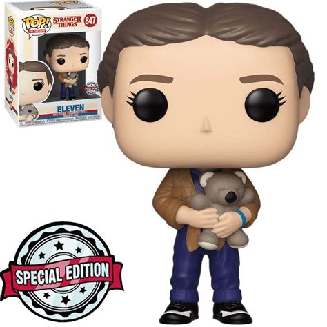 Funko Pop Television Stranger Things Eleven With Bear Special Edition 847 Uk